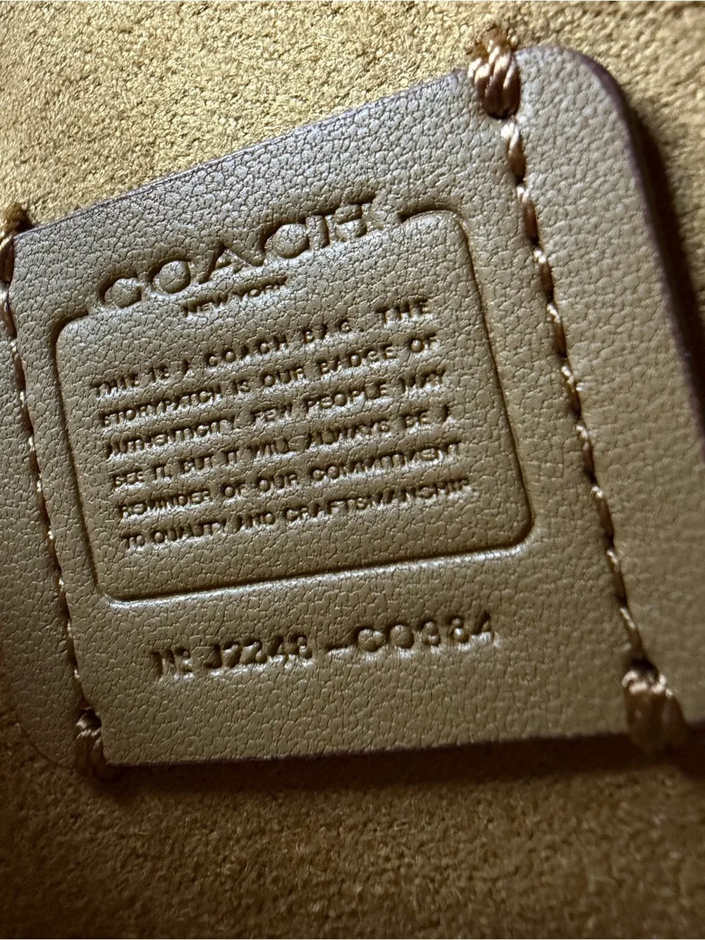 Coach 2022 Metallic Pink Leather Morgan Crossbody
